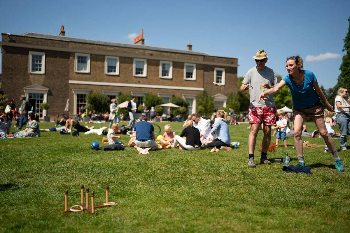 The annual Green Meet on the lawns of Fulham Palace