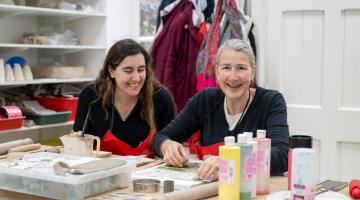 Pottery workshop at the Macbeth Centre