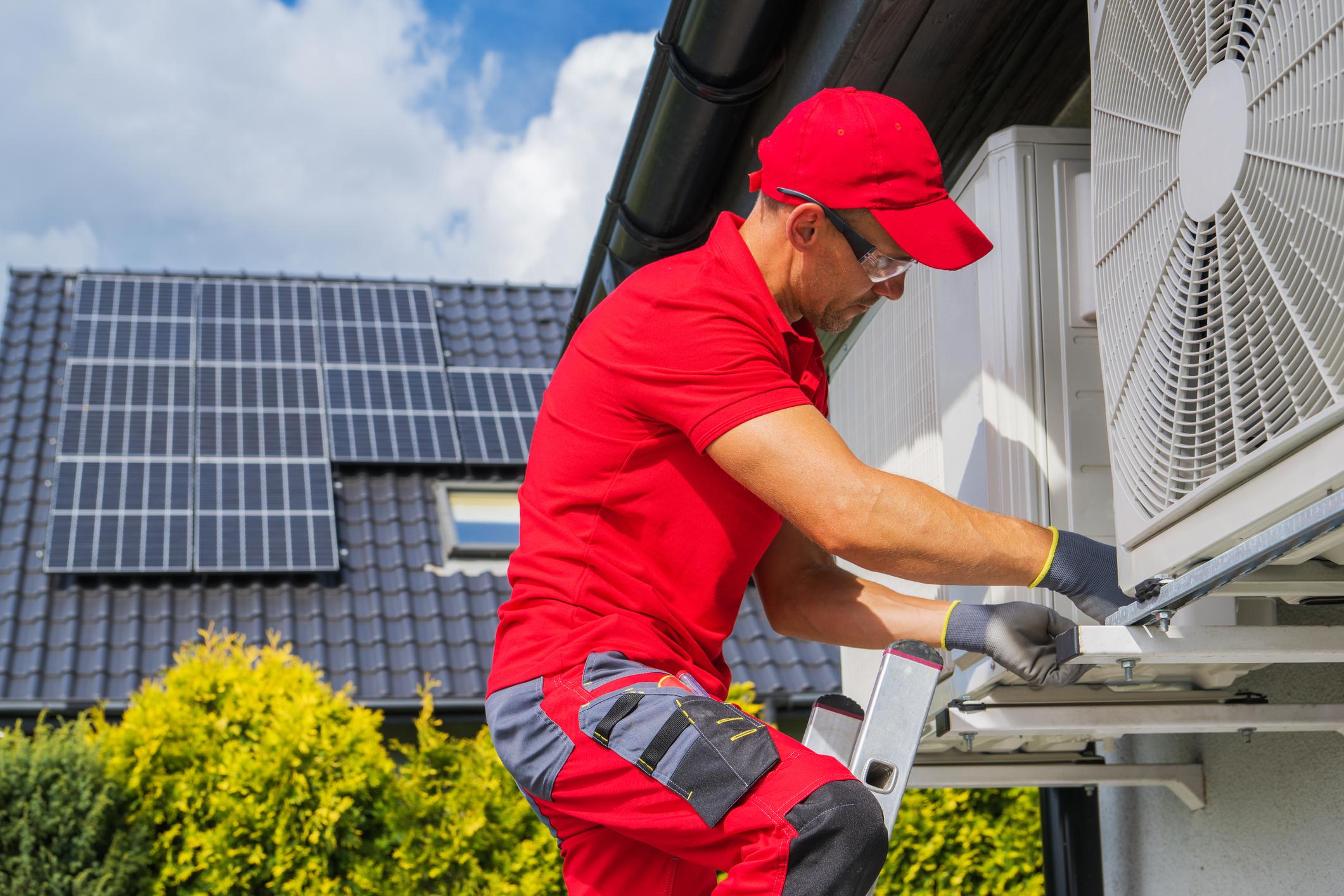 Heat pump installation