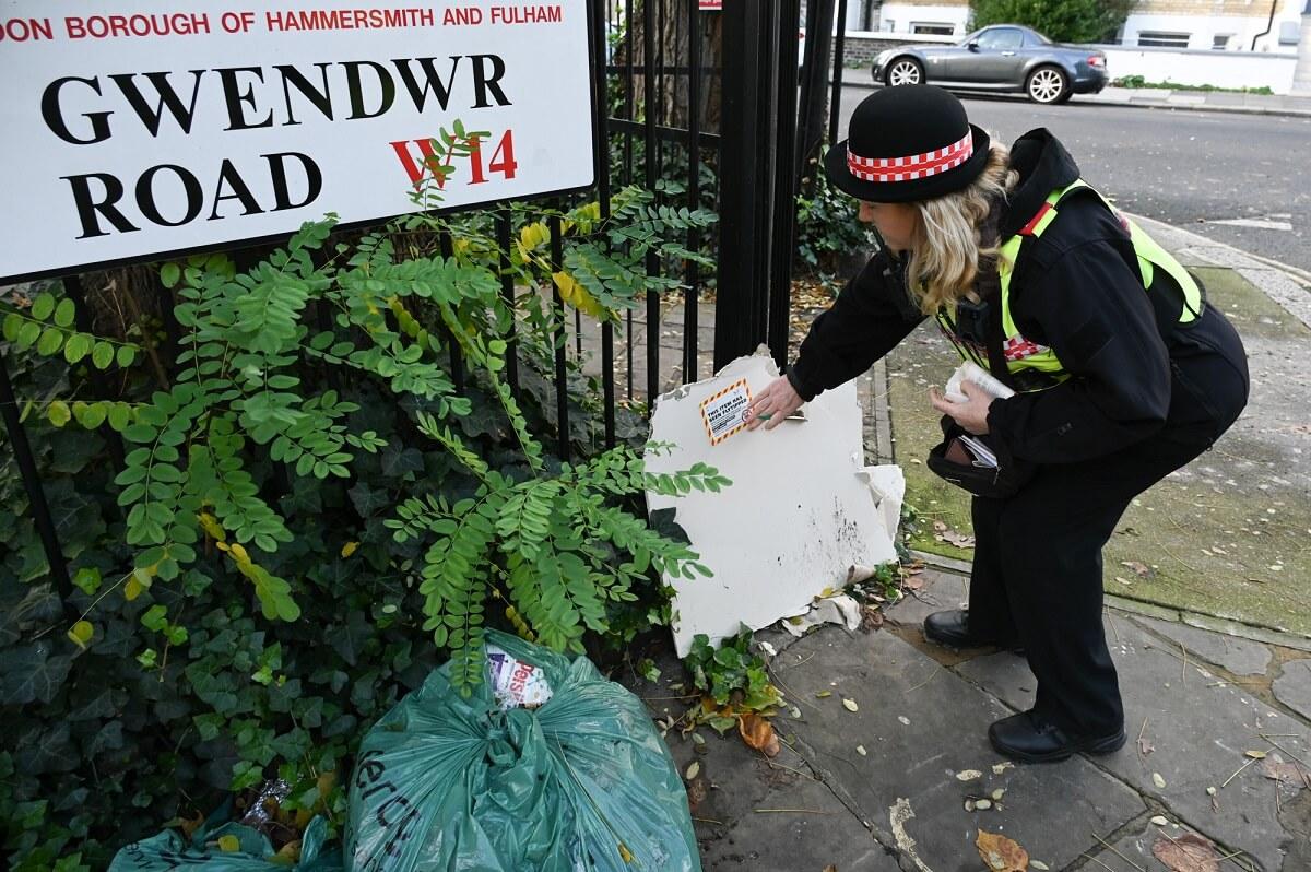 H&F Law Enforcement Officer reporting a flytip