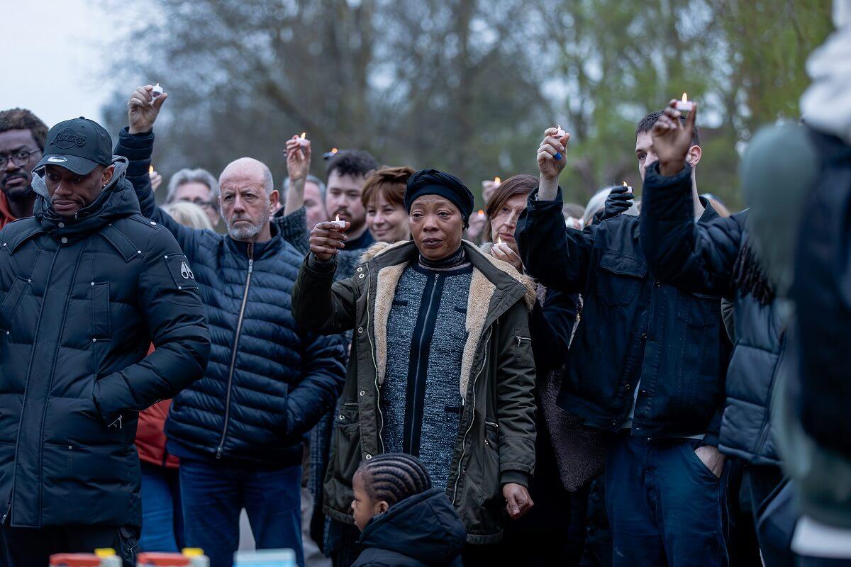 Four years after his murder, friends and family gathered in Ravenscourt Park to remember the life of Alexander Kareem