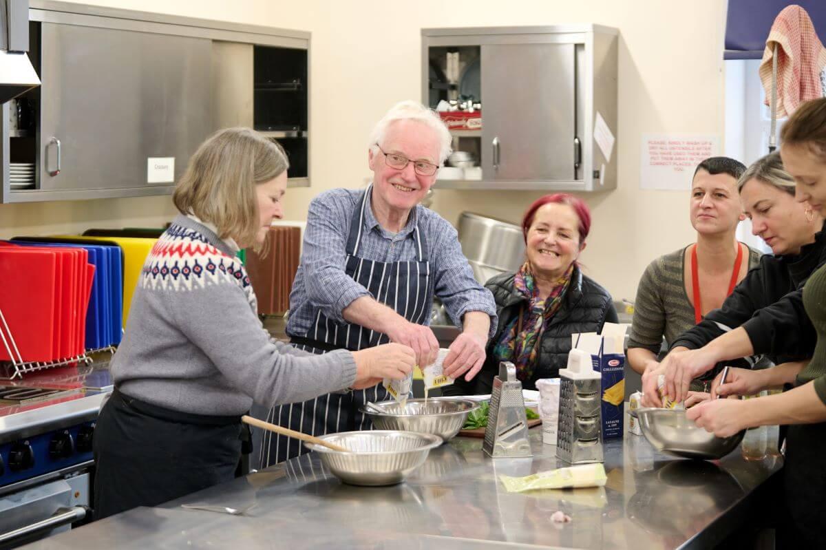 Cooking class at the Macbeth Centre in Hammersmith