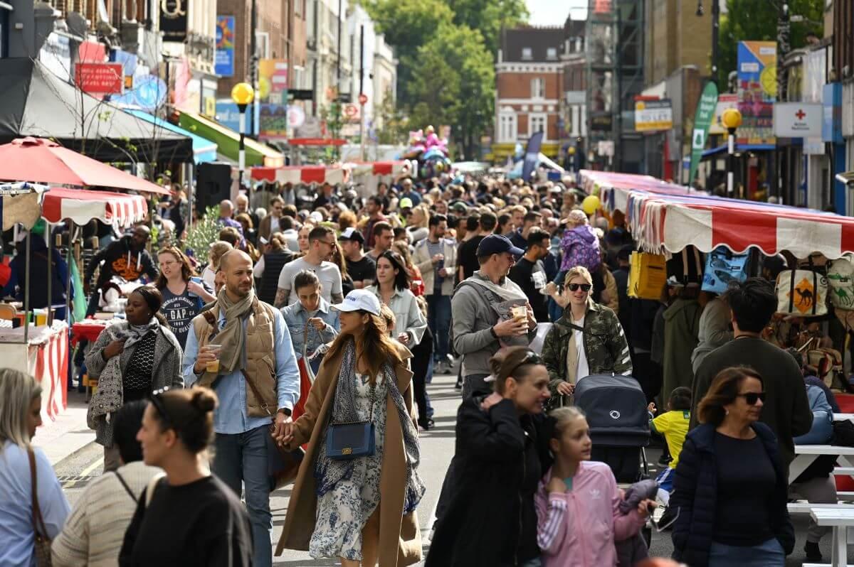 North End Road's autumn market 2022