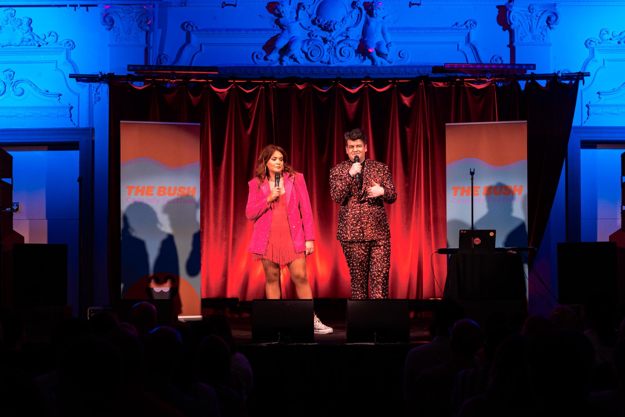 Two Hearts performing at The Bush Comedy Opening Gala at Bush Hall