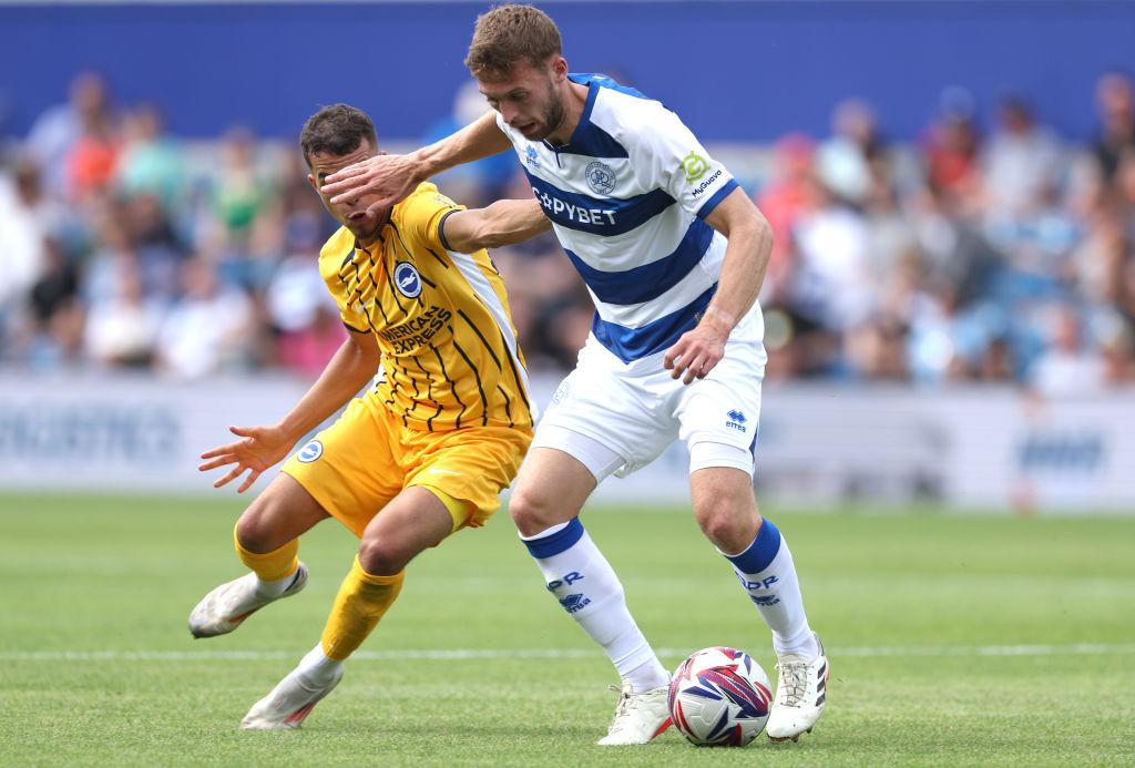 Sam Field in action against Spurs