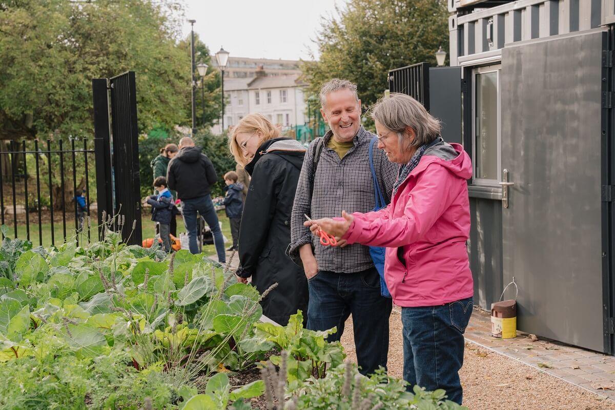 Frank Banfield community garden unveiling in Hammersmith