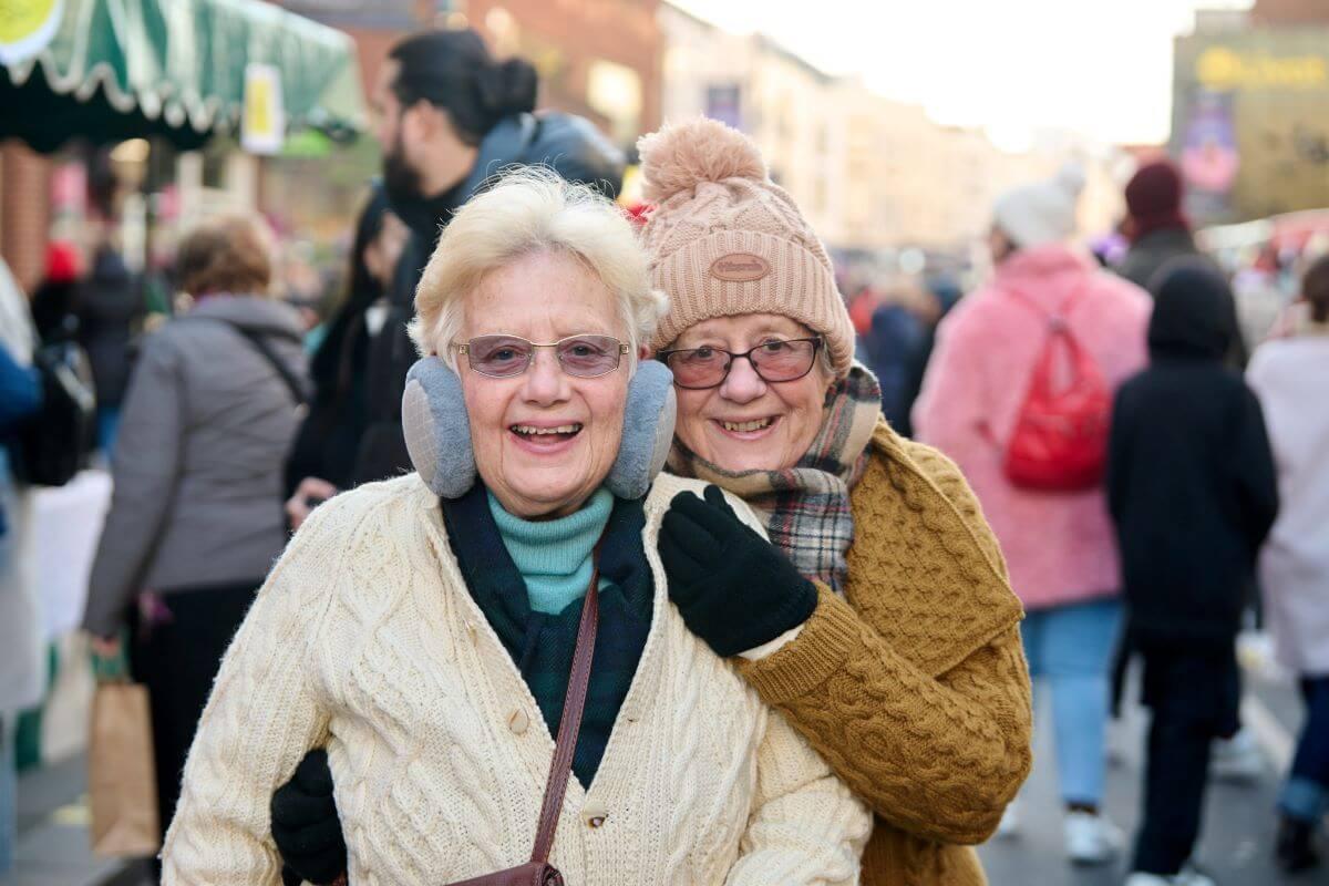 Residents wrapped up at our Hammersmith Winter Festival