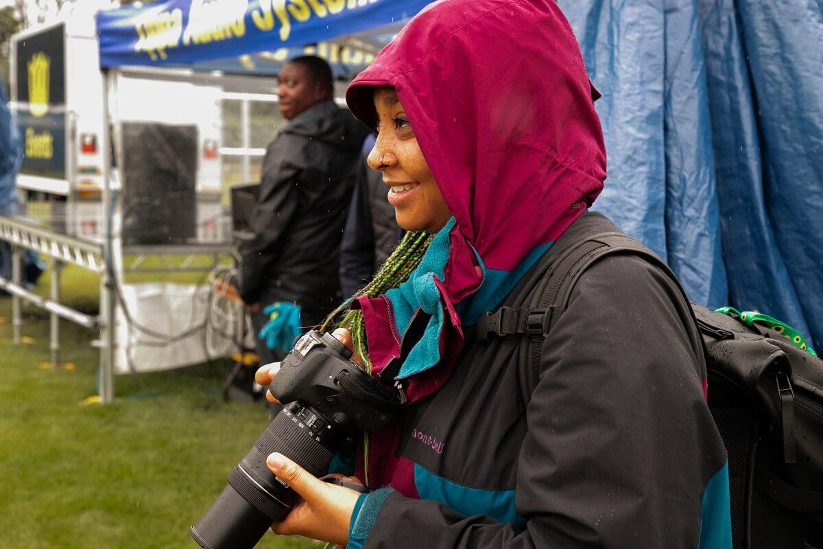 Isis Caldwell, photo documentary trainee at the Photojournalism Hub in Shepherds Bush