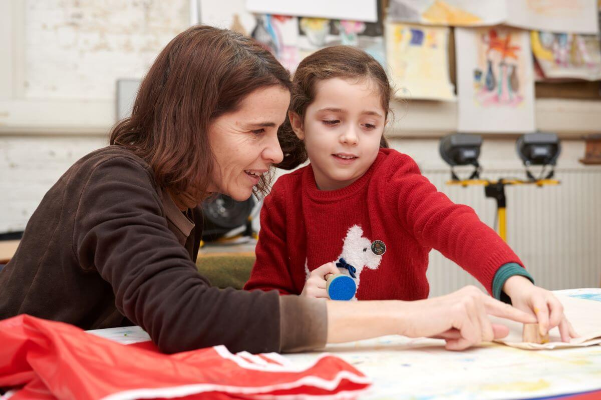 Christmas craft session at the Macbeth Centre