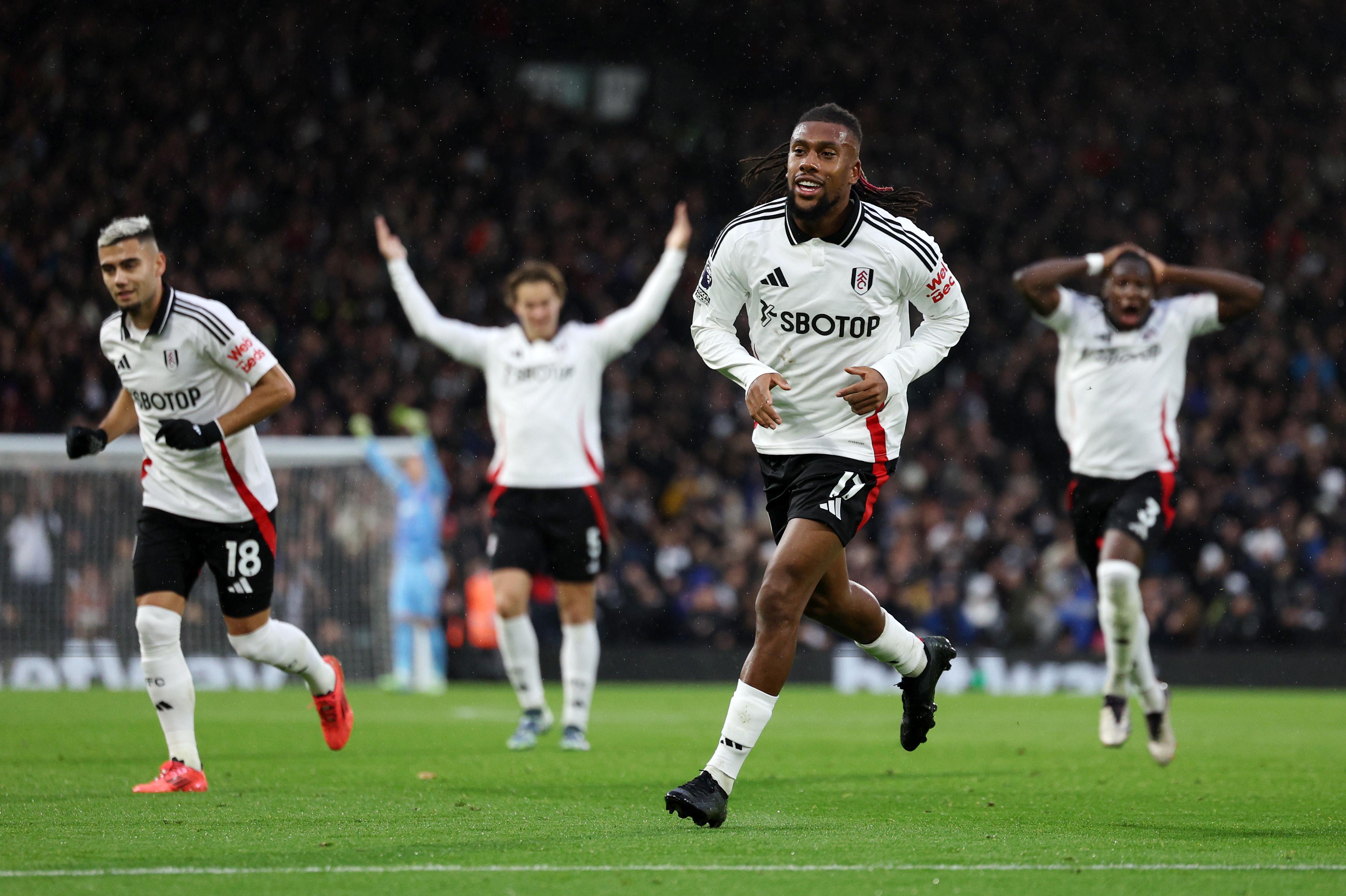 Fulham’s star man Alex Iwobi is in a rich vein of form