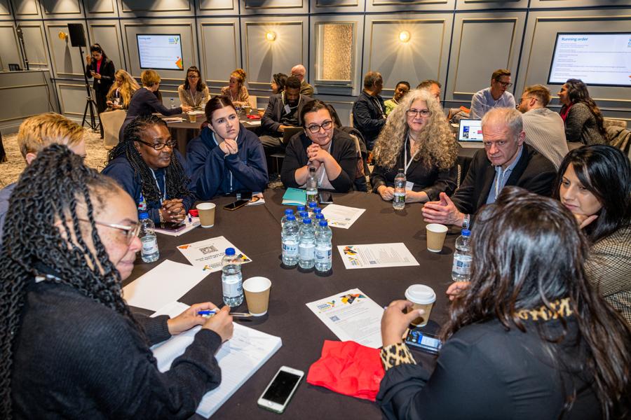 Residents at a West London Skills and Work Finder event