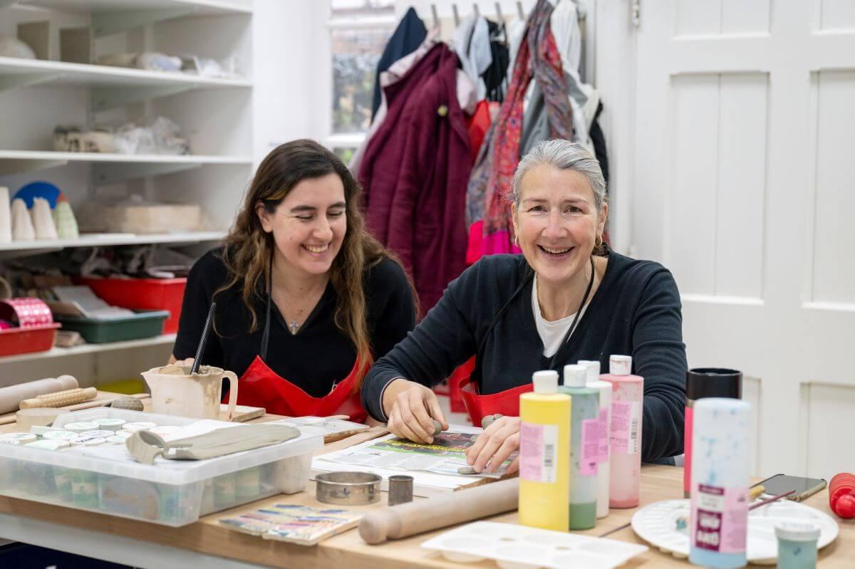 Pottery workshop at the Macbeth Centre