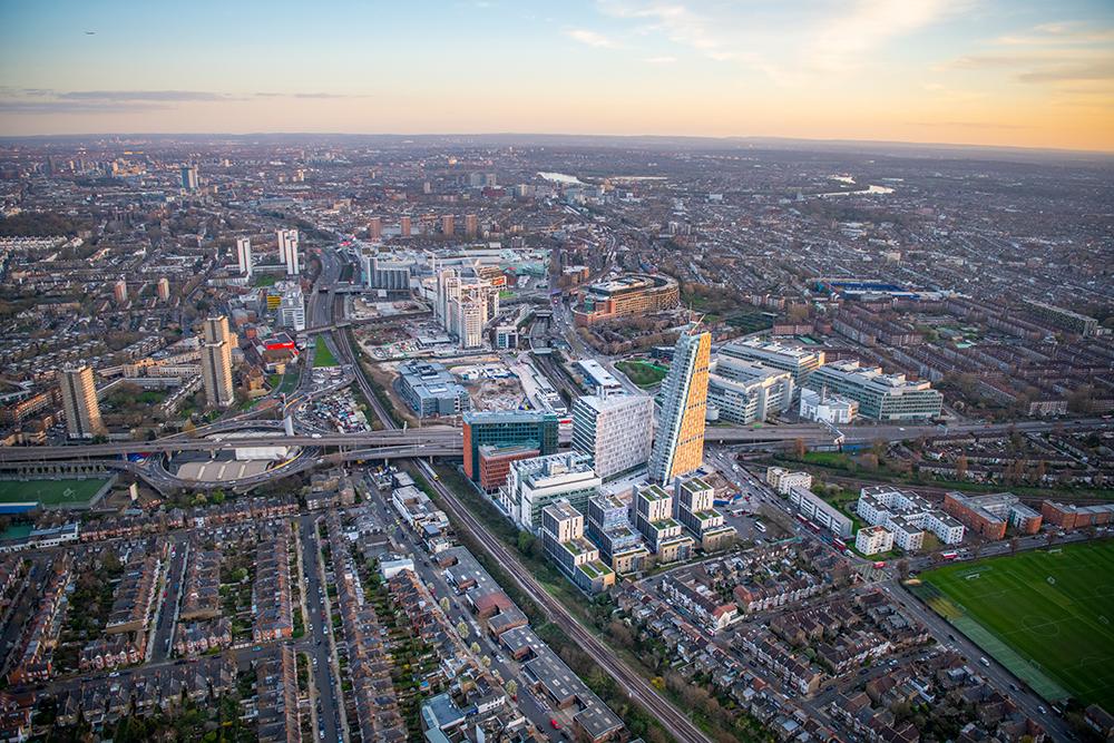 Ariel view of White City