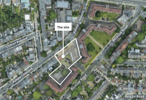 The Becklow Gardens Estate (W12) is situated between Uxbridge Road and Askew Road. 