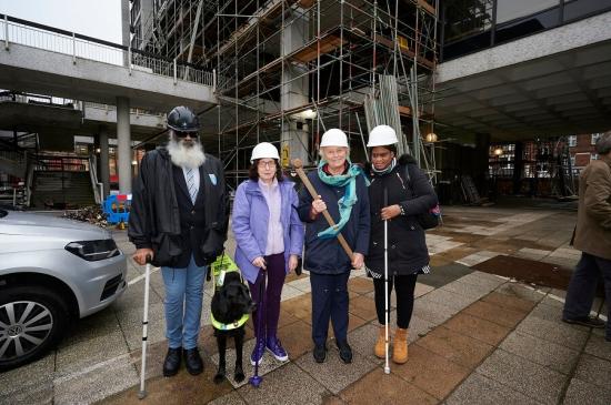 The Disabled Residents Team have been involved in shaping the new civic campus from the begnining.