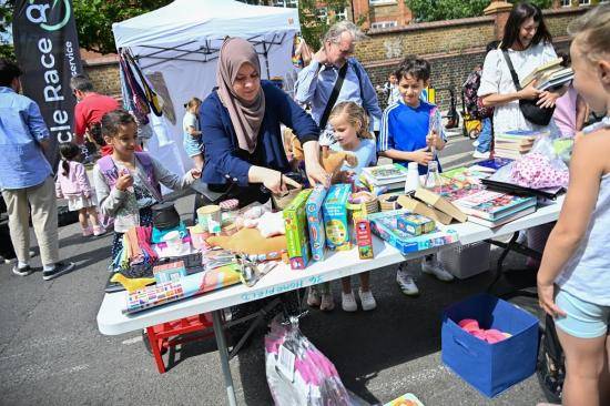 Pre-loved toys stall