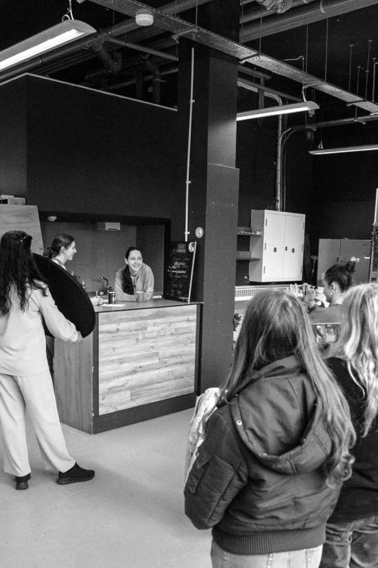 Students taking their photography course