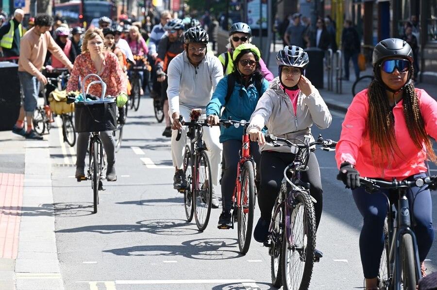 Our Community Cycle Day in May 2023 saw hundreds of cycling enthusiasts take part.