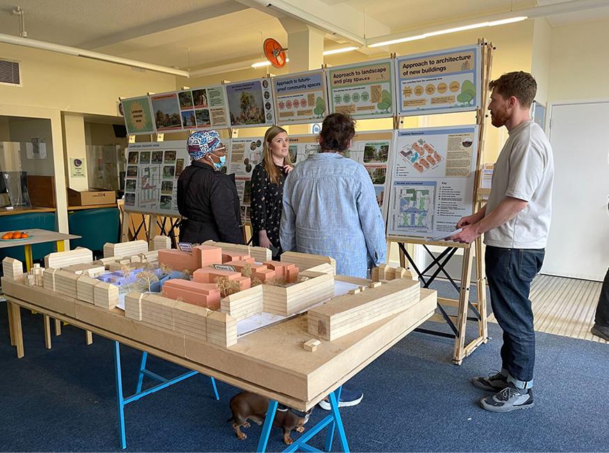 Residents have had their say on the plans for affordable homes in the development of White City Central.