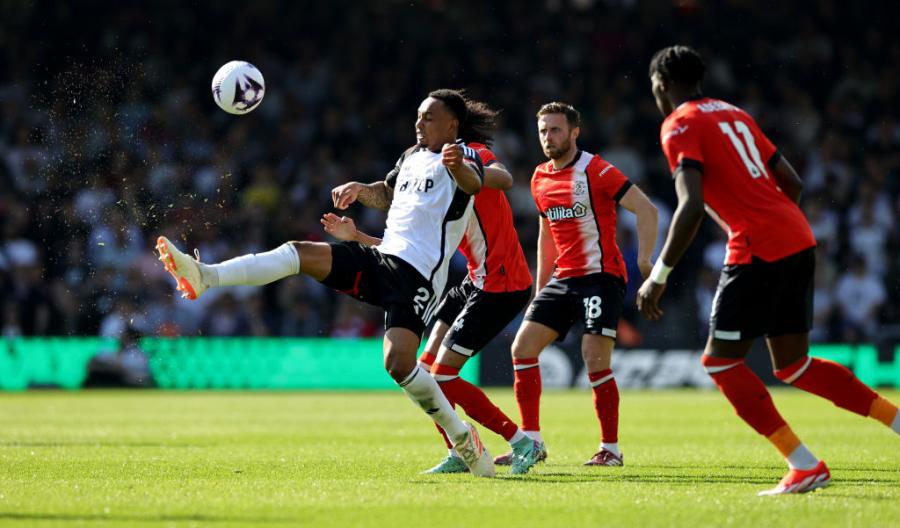Kenny Tete of Fulham controls the ball