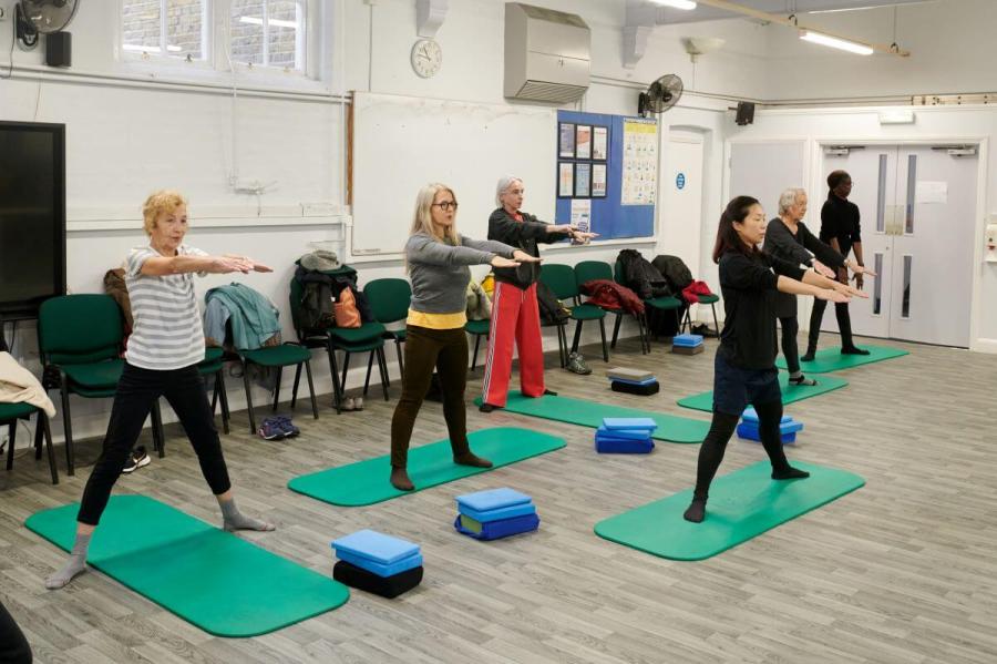 Exercise class at the Macbeth Centre