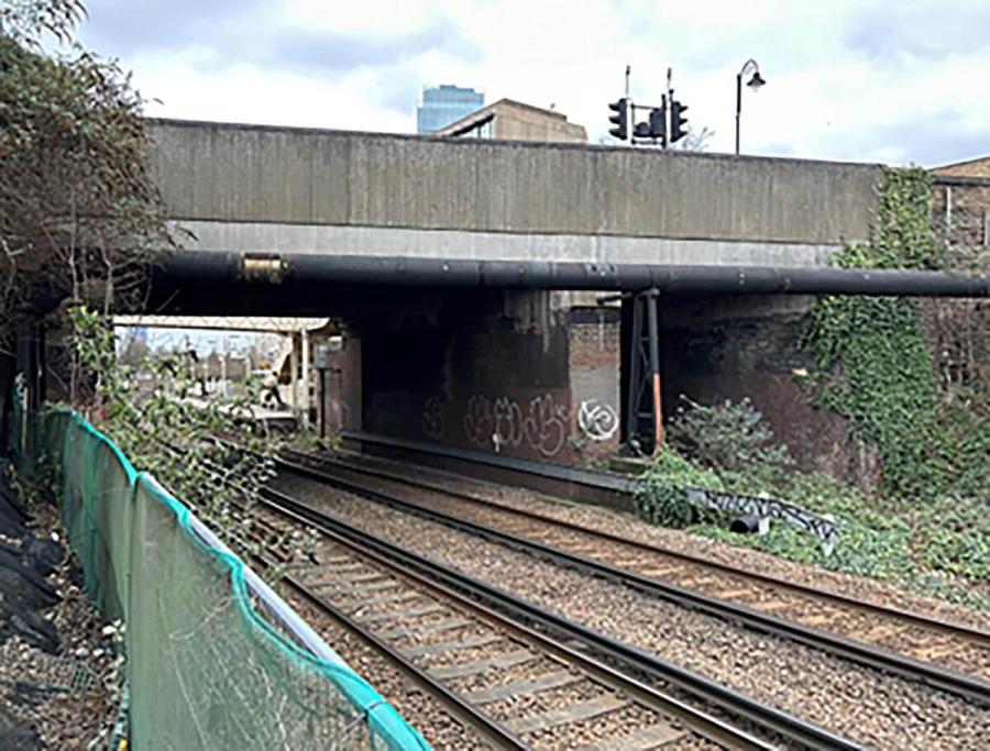 Lillie Bridge, site of Thames Water works from 22 July