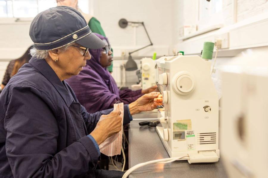 Clothes making course at the Macbeth Centre in Hammersmith