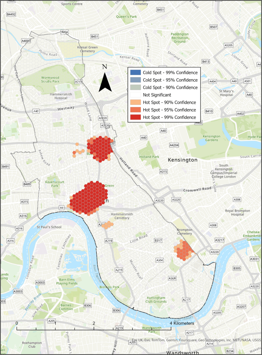 H&F hate crime hot spots 2023