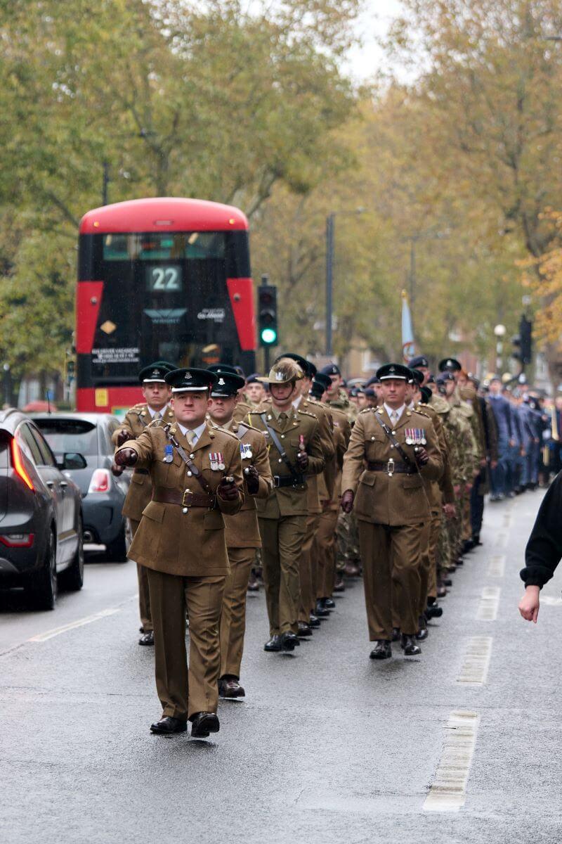 Fulham's Remembrance Sunday parade 2023