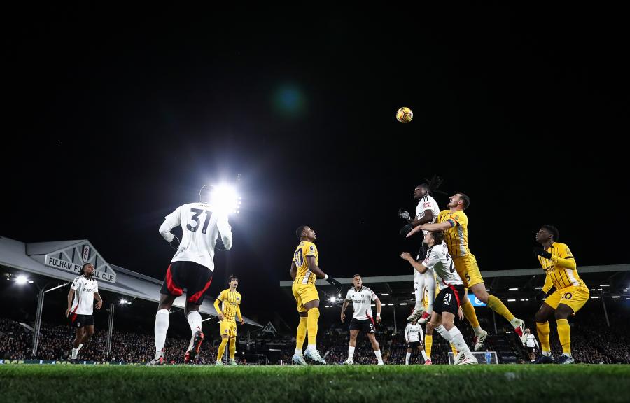 Fulham taking on Brighton at Craven Cottage