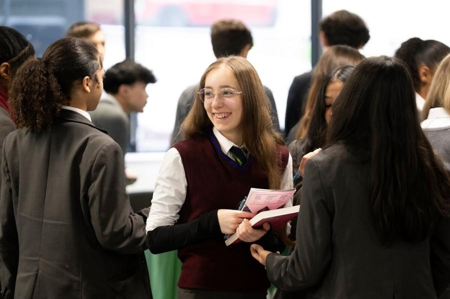 Hammersmith Academy pupils at Scale Space