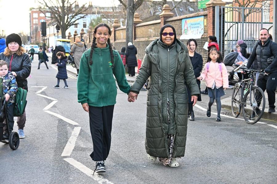 Wendell Park primary school in Shepherds Bush, where green improvements have made the school run safer and healthier for parents and pupils