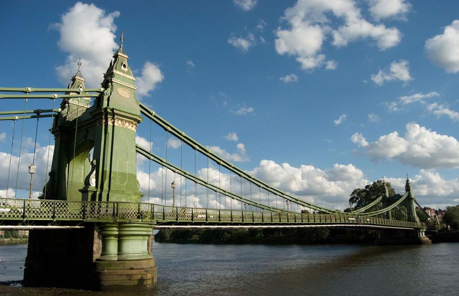 Hammersmith Bridge London Borough of Hammersmith Fulham