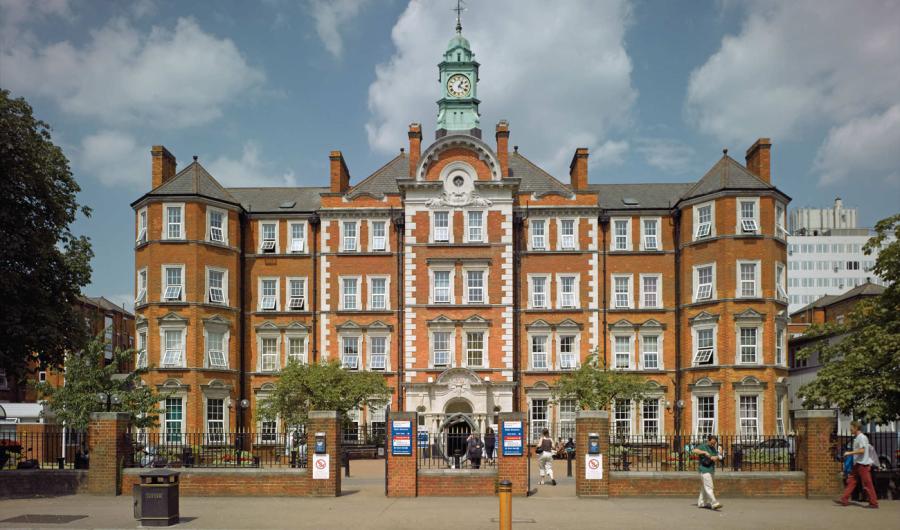 Hammersmith Hospital in Du Cane Road, W12